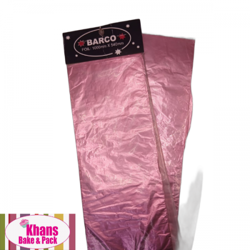 BARCO CHOC FOIL PALE PINK 1000*540MM BARCO CHOC FOIL PALE PINK 1000*540MM